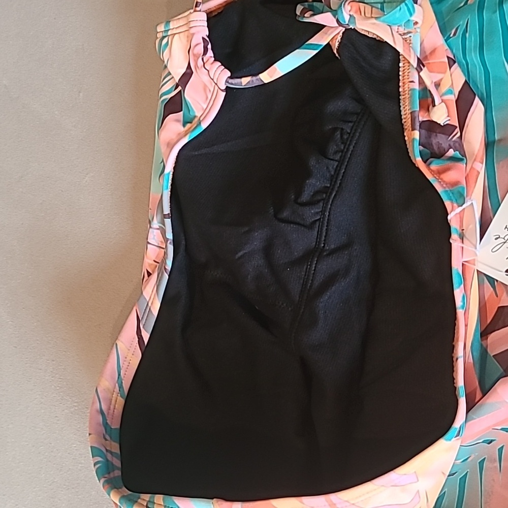 Cupshe Emerge Tropical Swimwear, Size Large - Picture 8 of 9